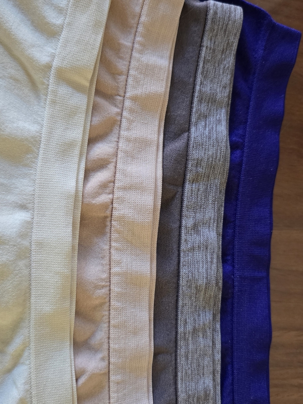 NEW🔥5 Hanes Boyshorts Set in White, Light Pink, Gray, Royal Blue，Black - Picture 2 of 6
